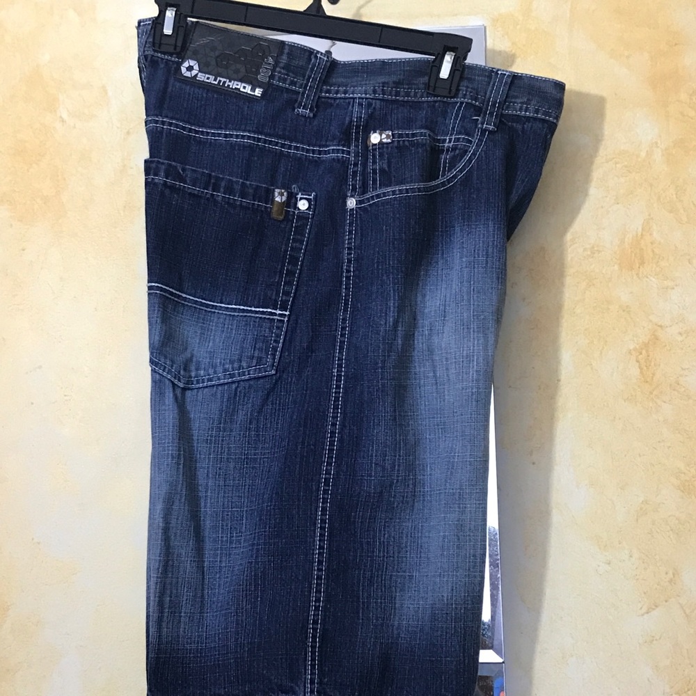 Men’s Southpole Blue Jean Shorts Size 32.